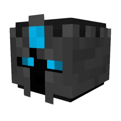 DeLeTe3 Minecraft avatar head, 3D render
