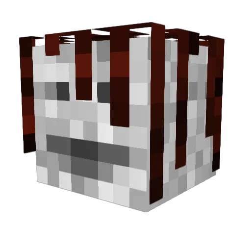 DeNijlAlt6 Minecraft avatar head, 3D render