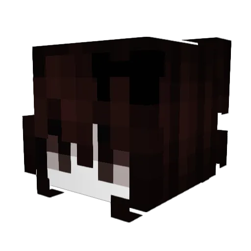 DePi3 Minecraft avatar head, 3D render