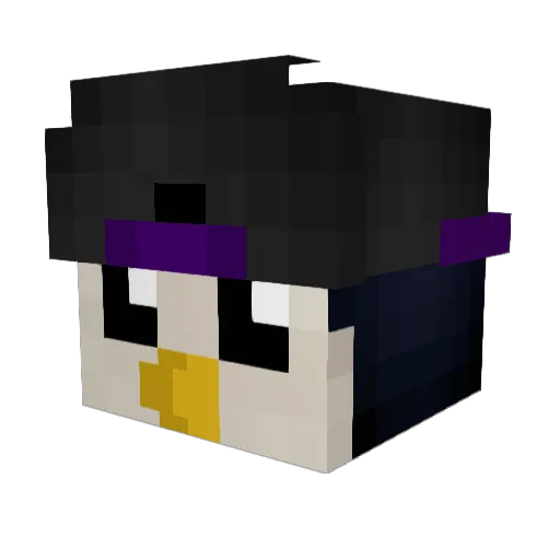 DeSendientKID Minecraft avatar head, 3D render