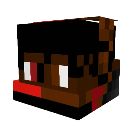 DeShaunJM07 Minecraft avatar head, 3D render
