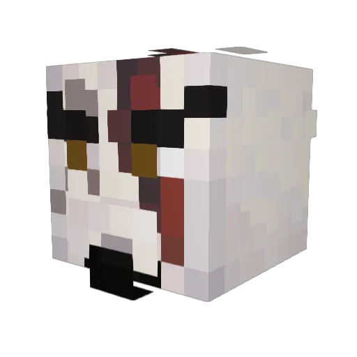 DeShawnTheG Minecraft avatar head, 3D render