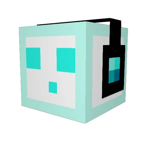 DeSolarFlare Minecraft avatar head, 3D render