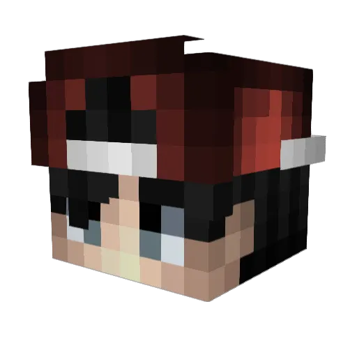 DeSsYuKi Minecraft avatar head, 3D render