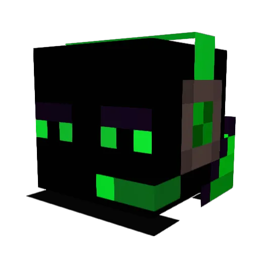 DeSuperjhemp Minecraft avatar head, 3D render