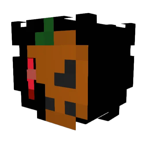 DeToN1 Minecraft avatar head, 3D render