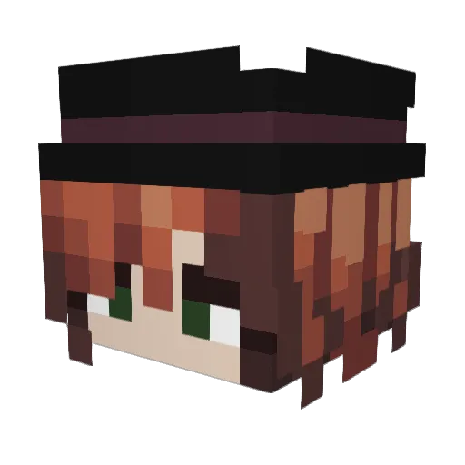DeVille964 Minecraft avatar head, 3D render