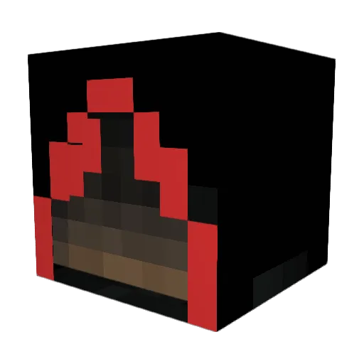DeXTeReDD Minecraft avatar head, 3D render