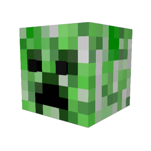 DeZeY_13 Minecraft avatar head, 3D render
