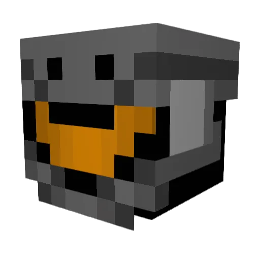 DeZz_ Minecraft avatar head, 3D render