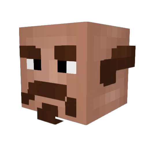 De_Dorian Minecraft avatar head, 3D render