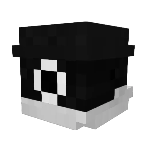 De_Gamiac Minecraft avatar head, 3D render