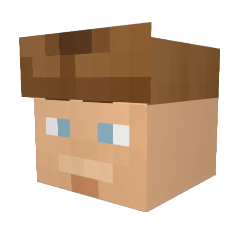 De_Jochen Minecraft avatar head, 3D render