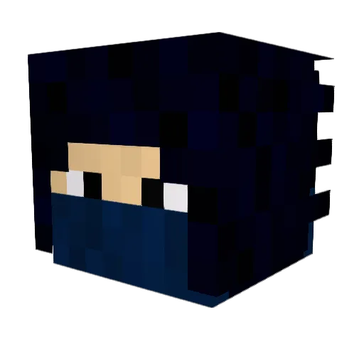 De_Matties Minecraft avatar head, 3D render