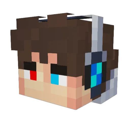 De_PartyPooper Minecraft avatar head, 3D render