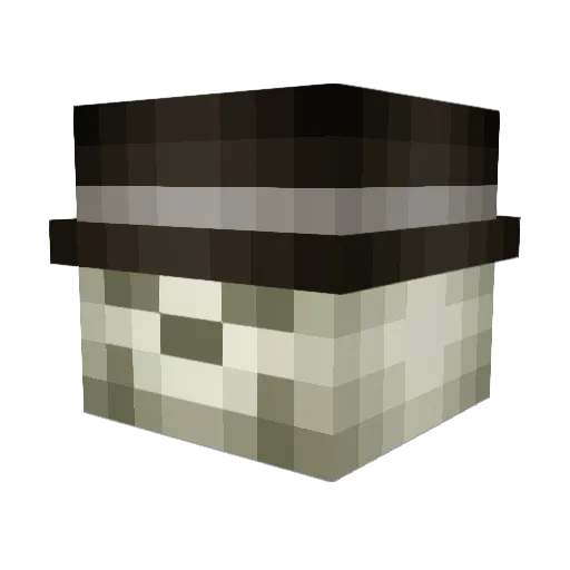 De_Paule Minecraft avatar head, 3D render