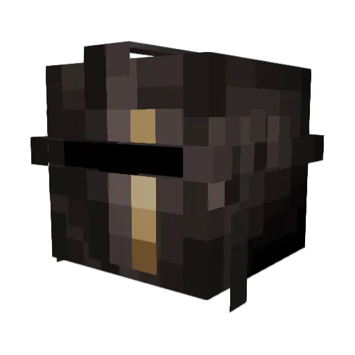 De_ni Minecraft avatar head, 3D render