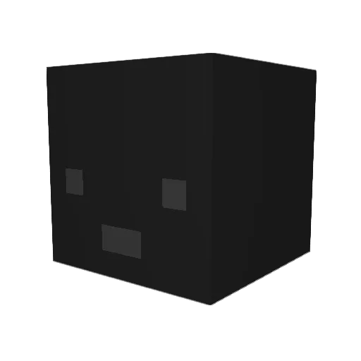 DeaTei Minecraft avatar head, 3D render