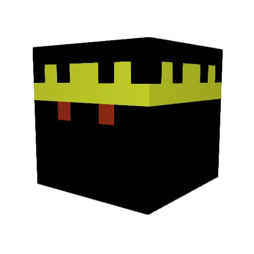 DeaVer Minecraft avatar head, 3D render