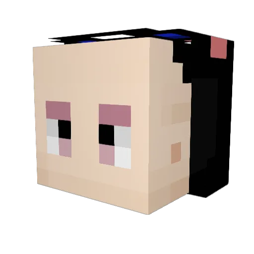 Dea_R Minecraft avatar head, 3D render