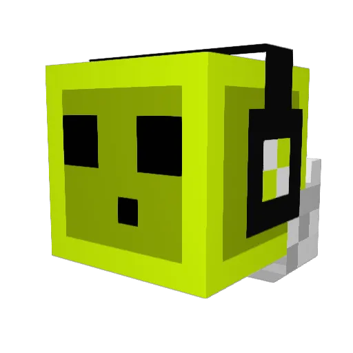 DeaadMan5 Minecraft avatar head, 3D render