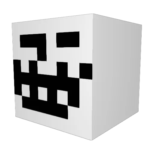 DeaconPowell Minecraft avatar head, 3D render