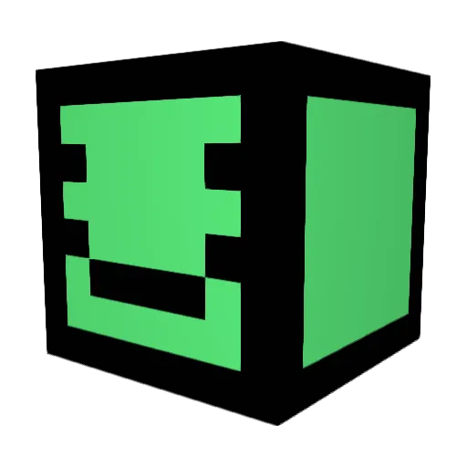 DeaconStudio Minecraft avatar head, 3D render