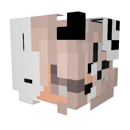 Dead0508_XD Minecraft avatar head, 3D render