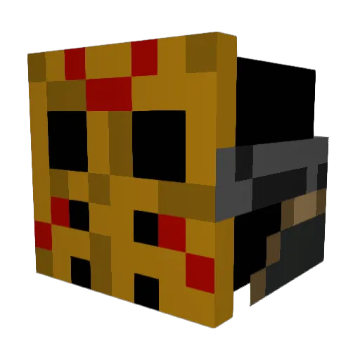 DeadArtara_ Minecraft avatar head, 3D render