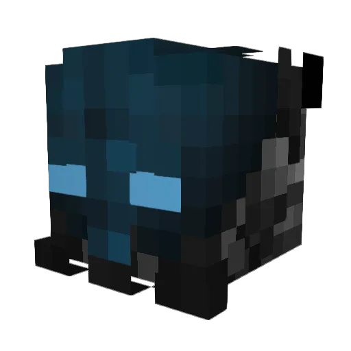 DeadBatsu Minecraft avatar head, 3D render