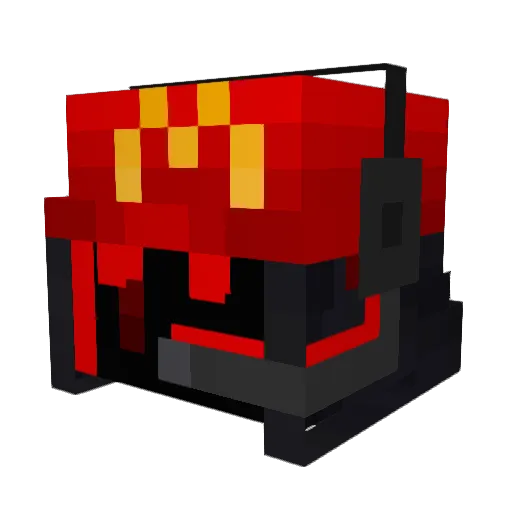 DeadBodyMike Minecraft avatar head, 3D render