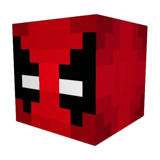 DeadCanDebate Minecraft avatar head, 3D render