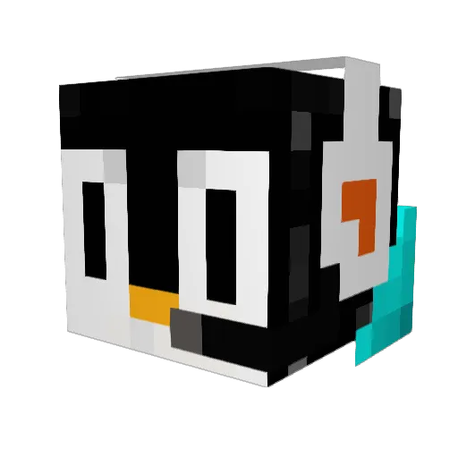 DeadDragonGamer Minecraft avatar head, 3D render