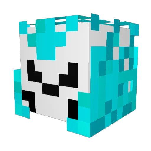 DeadEndAyslum Minecraft avatar head, 3D render