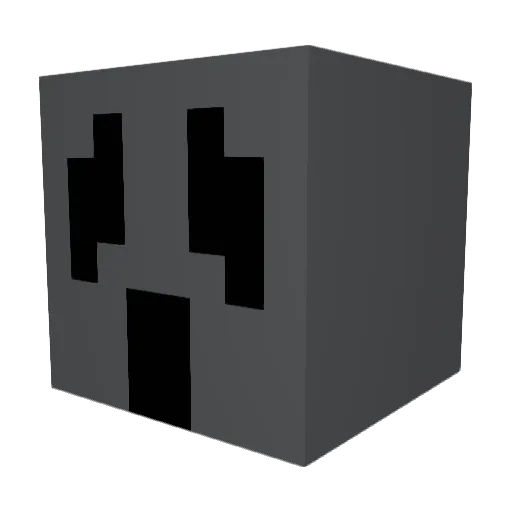 DeadGhost32 Minecraft avatar head, 3D render