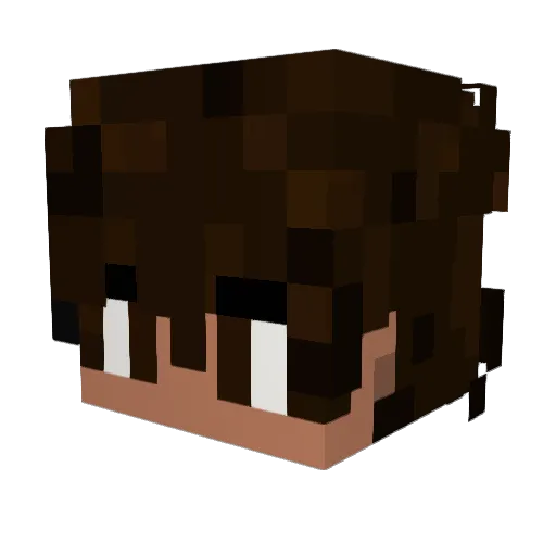 DeadHalo25 Minecraft avatar head, 3D render
