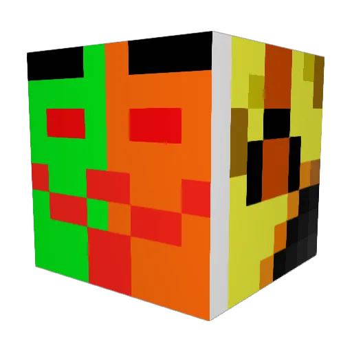 DeadHead42061 Minecraft avatar head, 3D render