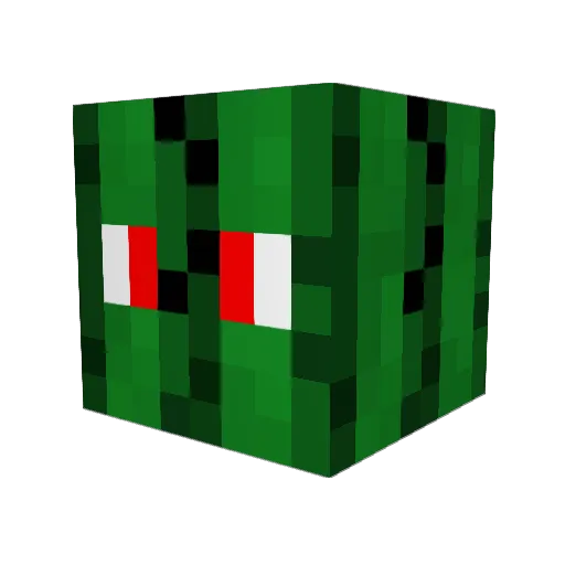 DeadHeaven121 Minecraft avatar head, 3D render