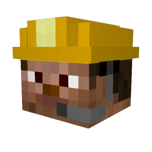 DeadInferno Minecraft avatar head, 3D render