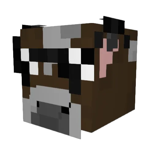 DeadJeff88 Minecraft avatar head, 3D render