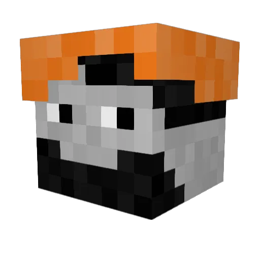 DeadLight12 Minecraft avatar head, 3D render
