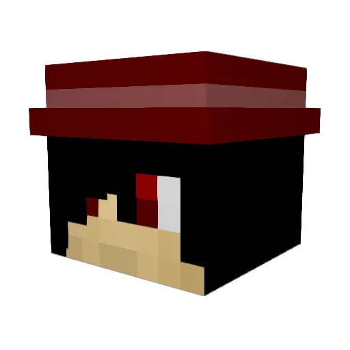 DeadMan260190 Minecraft avatar head, 3D render