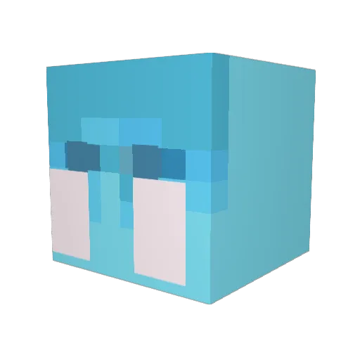 DeadMansWord610 Minecraft avatar head, 3D render