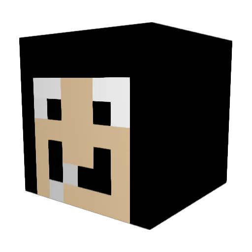DeadMinion7494 Minecraft avatar head, 3D render