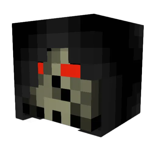 DeadPixel94 Minecraft avatar head, 3D render