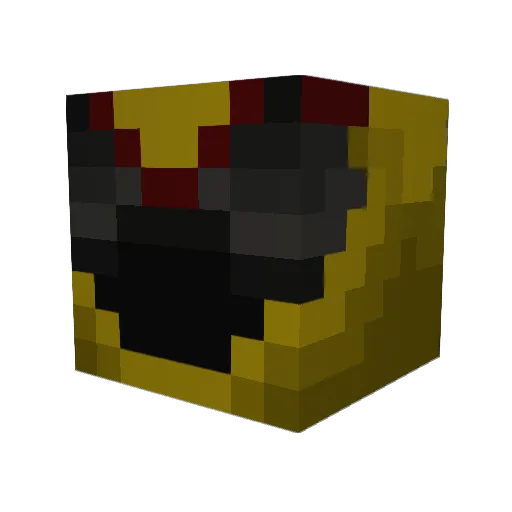 DeadPlant Minecraft avatar head, 3D render