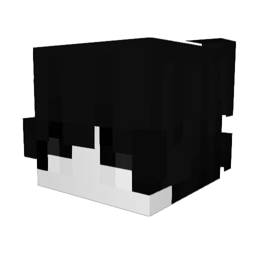 DeadPrince Minecraft avatar head, 3D render