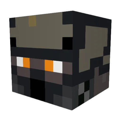 DeadShadowHunter Minecraft avatar head, 3D render