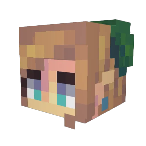 DeadShotMC42 Minecraft avatar head, 3D render