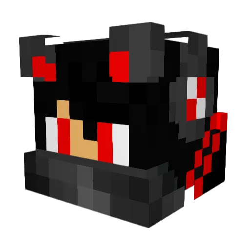 DeadShotXYT Minecraft avatar head, 3D render